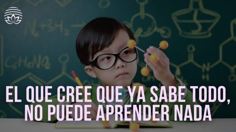 El que cree que ya sabe todo, no puede aprender nada