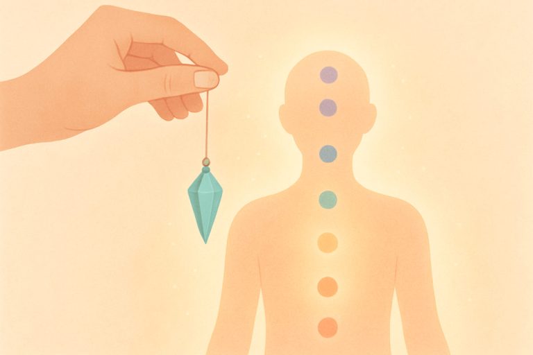 Ilustración sobre radiestesia terapéutica