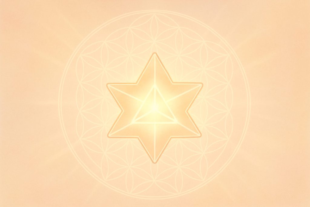 Ilustración sobre geometría sagrada