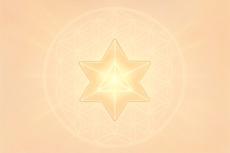 Ilustración sobre geometría sagrada